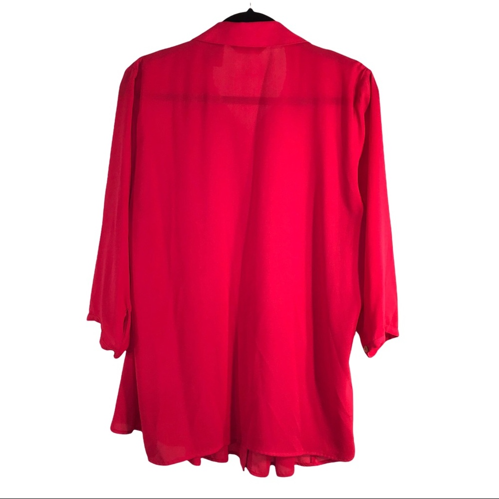 Rose Pink ๐น Pleated Flowing Top - Picture 4 of 8